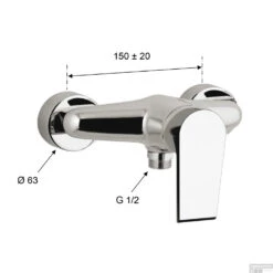 Opbouw Douchekraan Sapho KAI Mengkraan 1-hendel Mat Zwart -Hansgrohe Badkamerinterieur Winkel ka11 15 opbouw douchekraan sapho kai mengkraan 1 hendel mat zwart tech