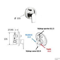 Douchekraan Inbouw Sapho KAI Mengkraan Afbouwdeel 2-weg Mat Zwart (incl. Inbouwdeel) -Hansgrohe Badkamerinterieur Winkel ka42 15 douchekraan inbouw sapho kai mengkraan afbouwdeel 2 weg mat zwart incl. inbouwdeel tech