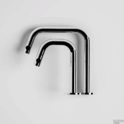 Clou Kaldur Fonteinkraan Rechts Lange Uitloop Staand Chroom -Hansgrohe Badkamerinterieur Winkel kaldur long short version 20x20cm