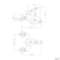 Opbouw Badkraan Sapho Kirké Mengkraan Retro Kristal 1-hendel 11.5 Cm Chroom -Hansgrohe Badkamerinterieur Winkel ki10kc opbouw badkraan sapho kirk mengkraan retro kristal 1 hendel 11.5 cm chroom 2