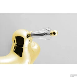 Inbouw Wastafelmengkraan Sapho Kirké 1-hendel Kristal Retro Uitloop Gebogen 20 Cm Goud -Hansgrohe Badkamerinterieur Winkel ki15kz badmengkraan sapho kirk 1 hendel kristal retro uitloop gebogen 20 cm goud 1