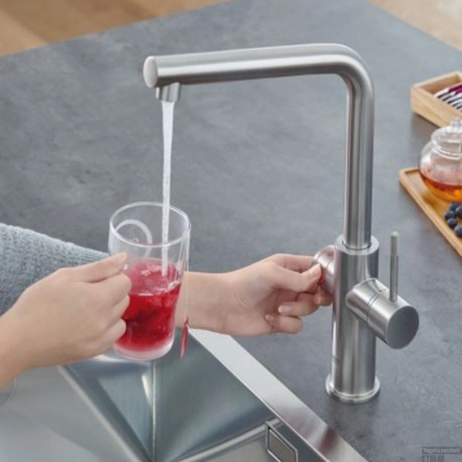 Kokendwaterkraan Grohe Red New Duo Met L Uitloop En L Size Boiler Chroom 5 Kokendwaterkraan Grohe Red New Duo Met L Uitloop En L Size Boiler Chroom - Afbeelding 3