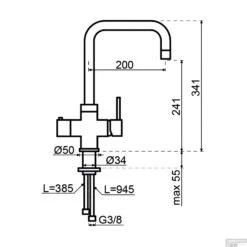 Kokendwaterkraan Selsiuz Haaks Chroom Inclusief Combi Extra Boiler -Hansgrohe Badkamerinterieur Winkel kokendwaterkraan selsiuz haaks chroom inclusief boiler tech jpg 2