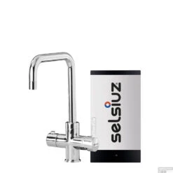 Kokendwaterkraan Selsiuz Haaks Chroom Inclusief Combi Extra Boiler
