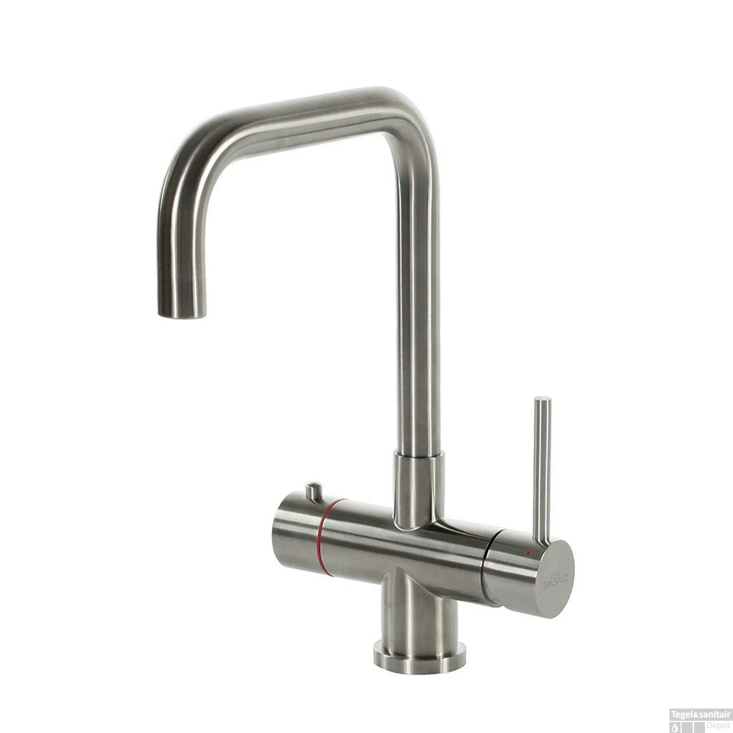 Kokendwaterkraan Selsiuz Steel Haaks RVS Inclusief Combi Extra Boiler 4 Kokendwaterkraan Selsiuz Steel Haaks RVS Inclusief Combi Extra Boiler - Afbeelding 2