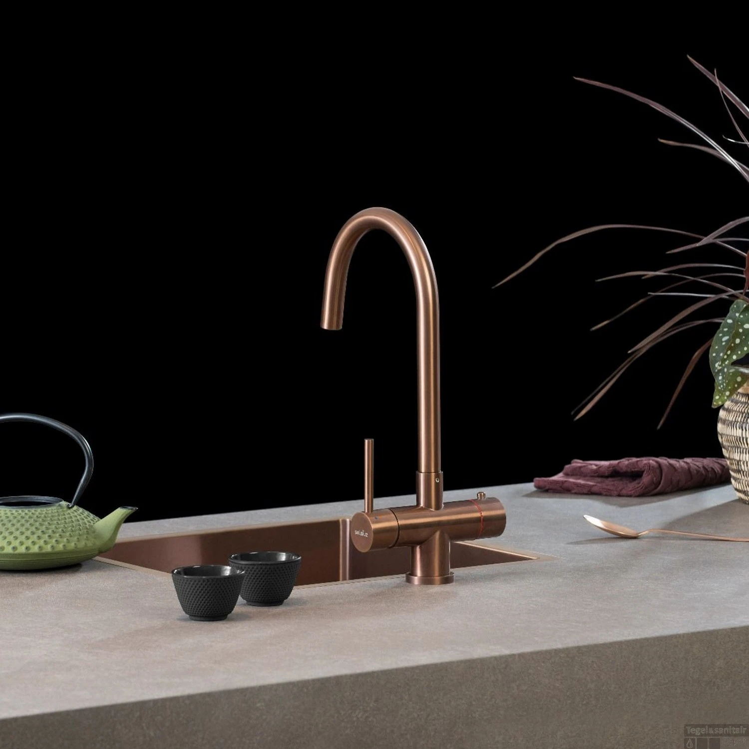 Kokendwaterkraan Selsiuz Steel Rond Copper Inclusief Single Boiler 6 Kokendwaterkraan Selsiuz Steel Rond Copper Inclusief Single Boiler - Afbeelding 4