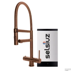 Kokendwaterkraan Selsiuz XL Copper Inclusief Combi Extra Boiler