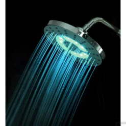 LED Douchekop Schutte Galaxis 3 Kleuren 20cm Chroom -Hansgrohe Badkamerinterieur Winkel led douchekop schutte galaxis 7 kleuren 20cm chroom sfeer10