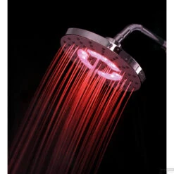 LED Douchekop Schutte Galaxis 3 Kleuren 20cm Chroom -Hansgrohe Badkamerinterieur Winkel led douchekop schutte galaxis 7 kleuren 20cm chroom sfeer11