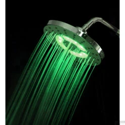 LED Douchekop Schutte Galaxis 3 Kleuren 20cm Chroom -Hansgrohe Badkamerinterieur Winkel led douchekop schutte galaxis 7 kleuren 20cm chroom sfeer12