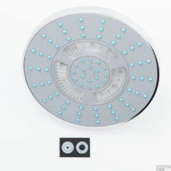 LED Douchekop Schutte Galaxis 3 Kleuren 20cm Chroom -Hansgrohe Badkamerinterieur Winkel led douchekop schutte galaxis 7 kleuren 20cm chroom sfeer4