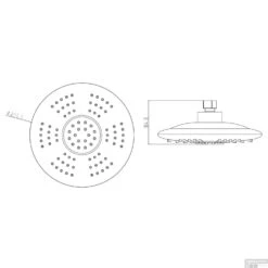 LED Douchekop Schutte Galaxis 3 Kleuren 20cm Chroom -Hansgrohe Badkamerinterieur Winkel led douchekop schutte galaxis 7 kleuren 20cm chroom tech