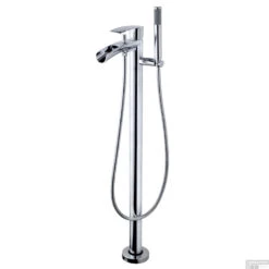 Lima Vrijstaande Badmengkraan Waterval Chroom