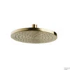 Luxe Hoofddouche Wiesbaden Rond 20 Cm Geborsteld Messing Goud