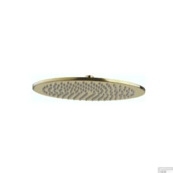 Luxe Hoofddouche Wiesbaden Rond 30 Cm Geborsteld Messing Goud