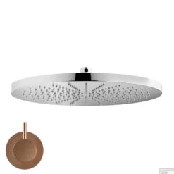 Hoofddouche Hotbath Cobber Opbouw 30 Cm Geborsteld Koper -Hansgrohe Badkamerinterieur Winkel m106bc hoofddouche hotbath cobber opbouw 30 cm geborsteld koper 2