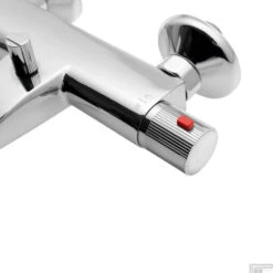 Opbouw Badkraan Sapho Action Thermostaat 2-knop 12.4 Cm Chroom -Hansgrohe Badkamerinterieur Winkel mb106 opbouw badkraan sapho action thermostaat 2 knop 12.4 cm chroom 1