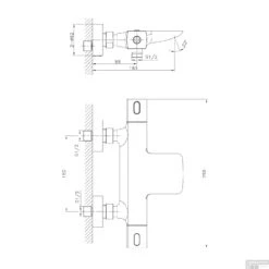 Opbouw Badkraan Sapho Mixona Thermostaat 2-knop 16.3 Cm Chroom 19 Opbouw Badkraan Sapho Mixona Thermostaat 2-knop 16.3 Cm Chroom -Hansgrohe Badkamerinterieur Winkel mg410 opbouw badkraan sapho mixona thermostaat 2 knop 16.3 cm chroom 8