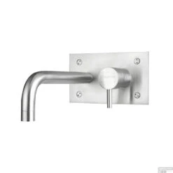 Wastafelmengkraan Inbouw Sapho Minimal 1-hendel Uitloop Gebogen 22.5 Cm RVS