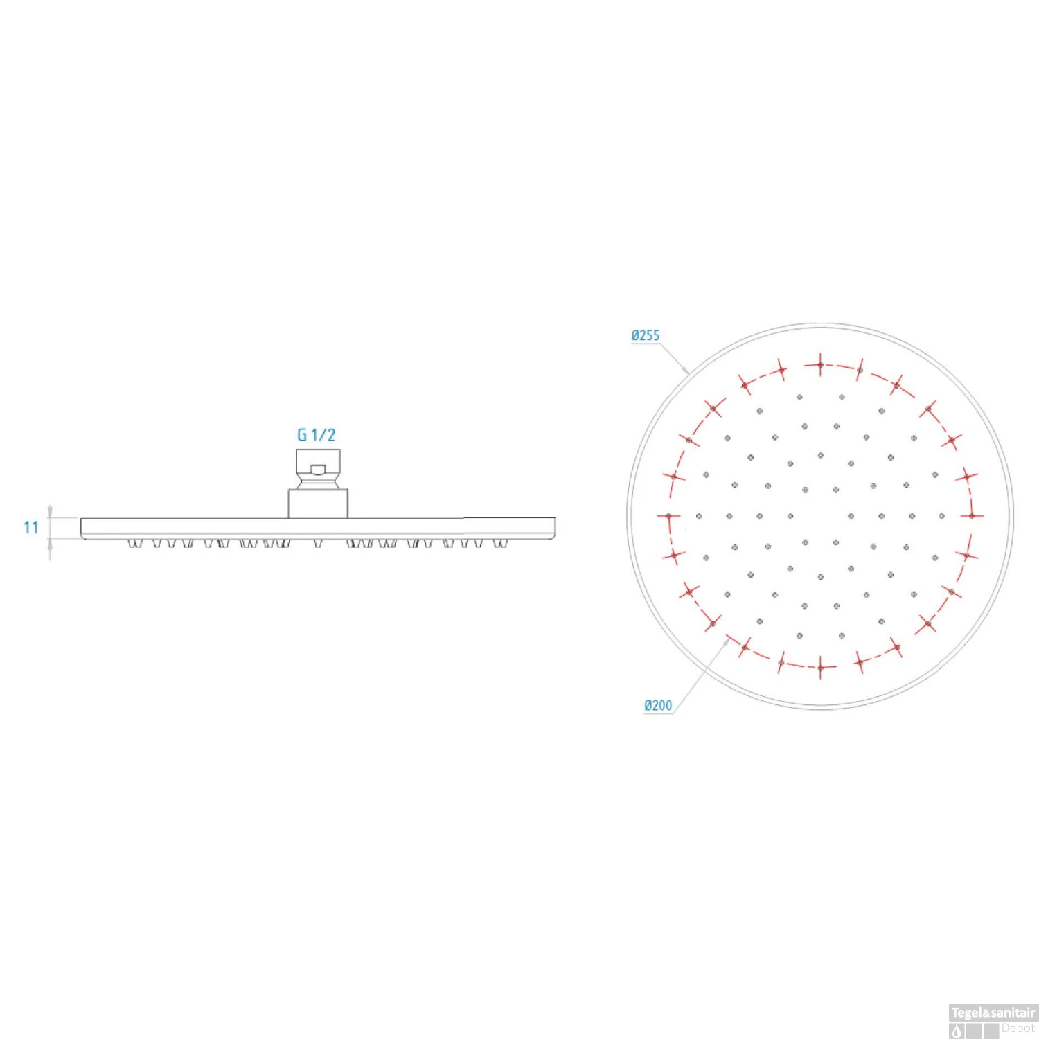 Hoofddouche Lagoo Nesso Met Veiligheidsventiel 25,5 Cm RVS Mat Zwart 4 Hoofddouche Lagoo Nesso Met Veiligheidsventiel 25,5 Cm RVS Mat Zwart - Afbeelding 2