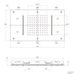 Hoofddouche Showerlicious Lagoo Nesso Met 2 Cascades En Nevel Functie 70 X 40 Cm RVS Mat Zwart -Hansgrohe Badkamerinterieur Winkel n2236 tech 2 1 1 1