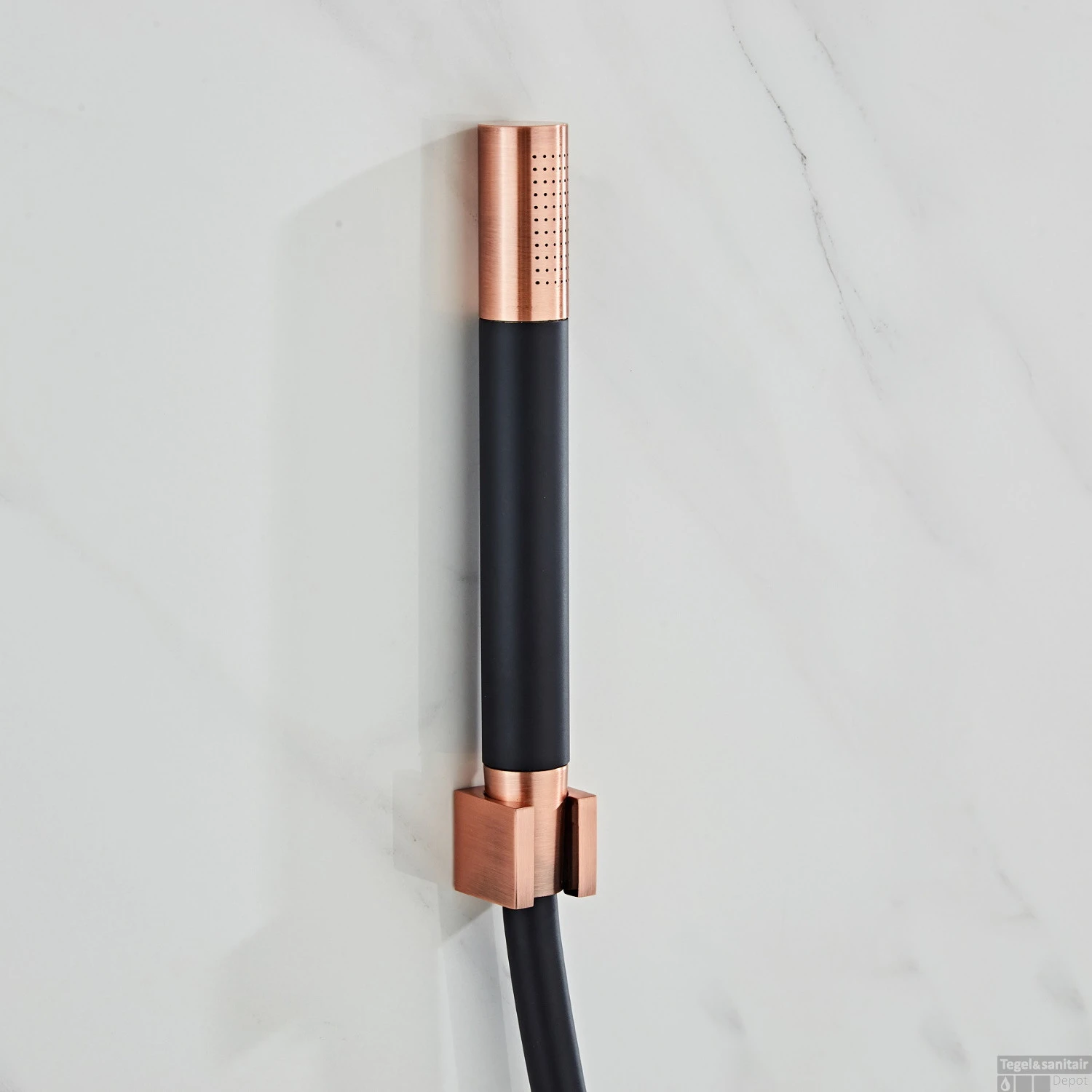 Opbouw Badkraan Boss & Wessing Copper Pro Thermostatisch Met Handdouche Geborsteld Koper - Afbeelding 4