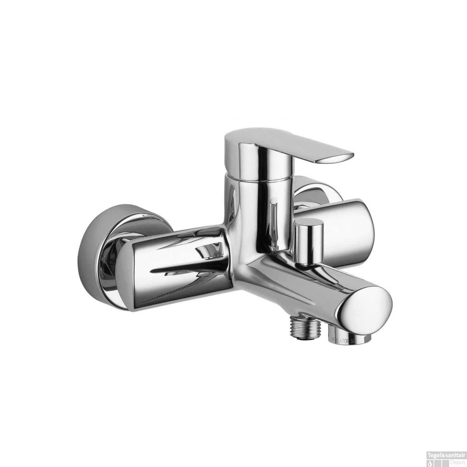 Opbouw Badkraan Herzbach Cool 1/2'' Doucheslang Aansluiting Messing Chroom 3 Opbouw Badkraan Herzbach Cool 1/2'' Doucheslang Aansluiting Messing Chroom