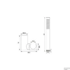Opbouwset Bad- En Douchekraan Brauer Chrome Carving Thermostatisch Met Wandhouder Chroom -Hansgrohe Badkamerinterieur Winkel opbouwset bad en douchekraan brauer chrome carving thermostatisch met wandhouder geborsteld chroom tec