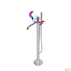 Clou Xo Vrijstaande Badmengkraan Type 13 Met Handdouche Chroom -Hansgrohe Badkamerinterieur Winkel pitp xo use cl 06.04013.29