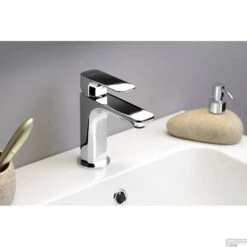 Wastafelmengkraan Sapho Spy 1-hendel Recht 16.7 Cm Chroom -Hansgrohe Badkamerinterieur Winkel py02 wastafelmengkraan sapho spy 1 hendel recht 16.7 cm chroom 4