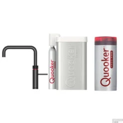 Quooker Cube Fusion Square Mat Zwart Met Pro3-VAQ Boiler