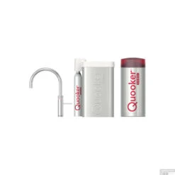 Quooker Cube Fusion Round RVS Met Combi Boiler