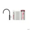 Quooker Cube Fusion Round Mat Zwart Met Combi+ Boiler -Hansgrohe Badkamerinterieur Winkel quooker cube fusion round mat zwart met combi shop 1