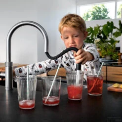 Quooker Flex Keukenmengkraan RVS 8 Quooker Flex Keukenmengkraan RVS -Hansgrohe Badkamerinterieur Winkel quooker flex keukenmengkraan rvs sfeer