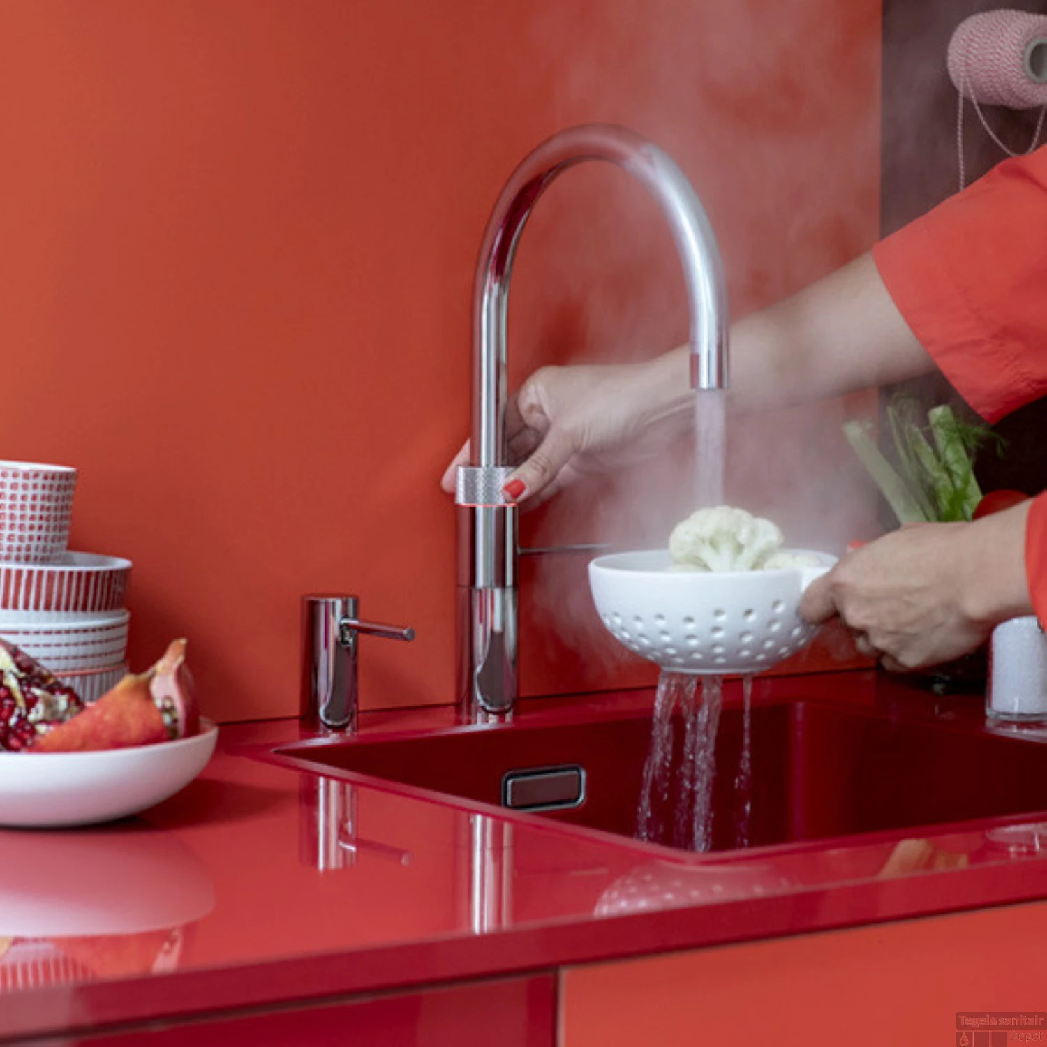 Quooker Fusion Round Keukenmengkraan Chroom KFRCHR 4 Quooker Fusion Round Keukenmengkraan Chroom KFRCHR - Afbeelding 2