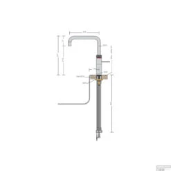 Quooker Fusion Square Keukenmengkraan Zwart -Hansgrohe Badkamerinterieur Winkel quooker fusion square keukenmengkraan zwart tech