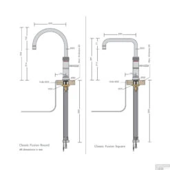 Quooker Kokendwaterkraan Classic Fusion Round RVS 11 Quooker Kokendwaterkraan Classic Fusion Round RVS -Hansgrohe Badkamerinterieur Winkel quooker kokendwaterkraan classic fusion round tech 1