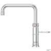 Quooker Kokendwaterkraan Classic Fusion Square RVS KCFSRVS OUTLET -Hansgrohe Badkamerinterieur Winkel quooker kokendwaterkraan classic fusion square chroom shop 1 2