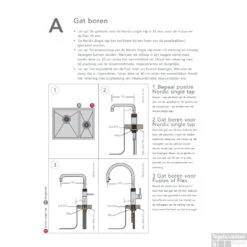 Quooker Kokendwaterkraan Nordic Round Single Tap Chroom -Hansgrohe Badkamerinterieur Winkel quooker kokendwaterkraan nordic round single tap chroom 2