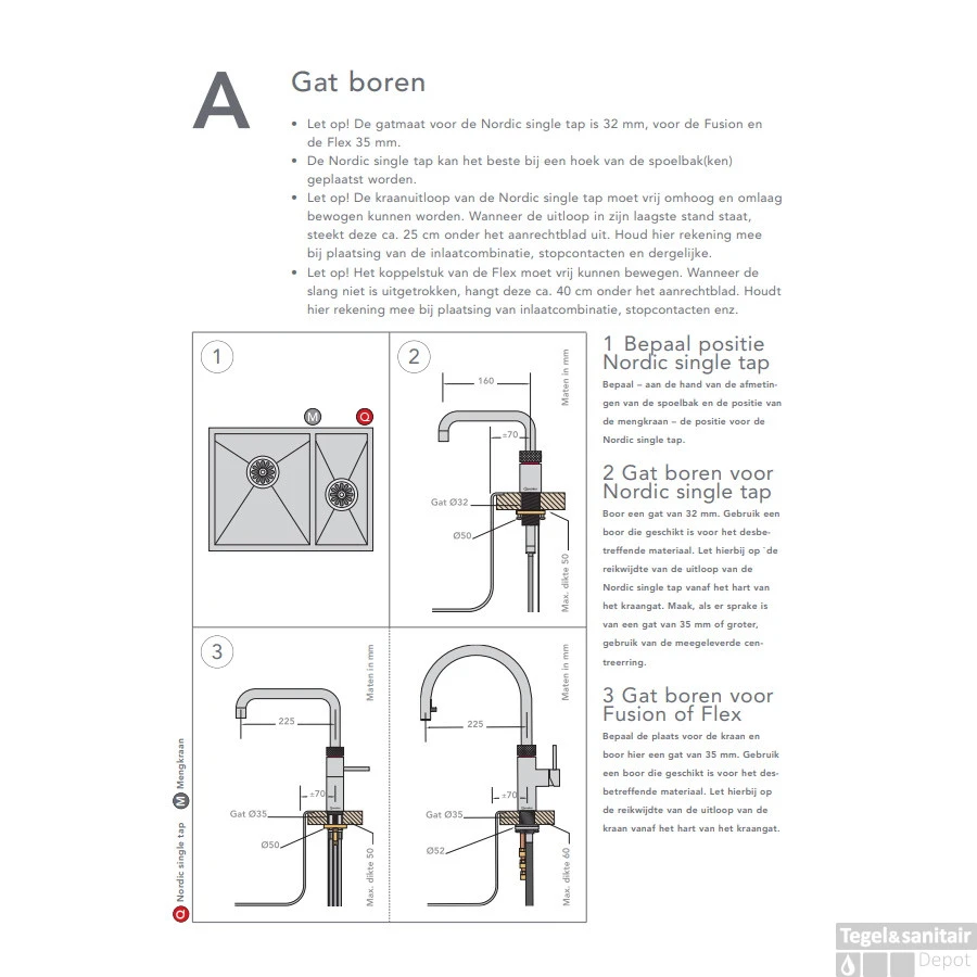 Quooker Kokendwaterkraan Nordic Round Single Tap RVS 6 Quooker Kokendwaterkraan Nordic Round Single Tap RVS - Afbeelding 4