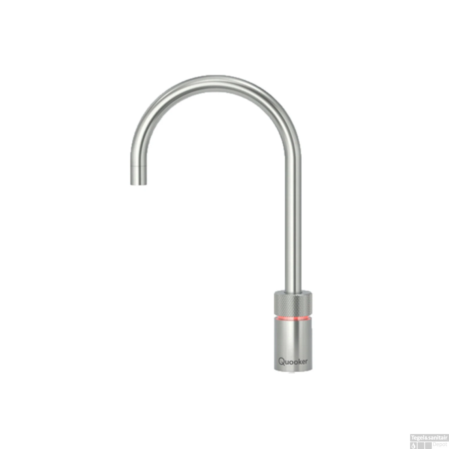Quooker Kokendwaterkraan Nordic Round Single Tap RVS 3 Quooker Kokendwaterkraan Nordic Round Single Tap RVS
