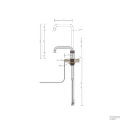 Quooker Kokendwaterkraan Nordic Square Single Tap RVS 9 Quooker Kokendwaterkraan Nordic Square Single Tap RVS -Hansgrohe Badkamerinterieur Winkel quooker kokendwaterkraan nordic square single tap rvs tech