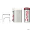 Quooker Cube Nordic Square Twintaps Chroom Met Combi+ Boiler -Hansgrohe Badkamerinterieur Winkel quooker nordic square twintaps kokendwaterkraan met combi reservoir en cube chroom shop 2