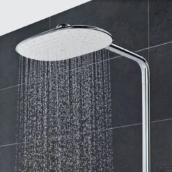 Grohe Rainshower Systeem SmartControl 360 MONO Douchesysteem Met Thermostaatkraan (Moon White) -Hansgrohe Badkamerinterieur Winkel rainshower smartcontrol mono douchesysteem wit 26361ls0 2