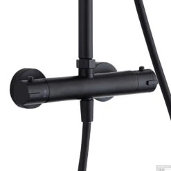 BWS Regendouche | Lusso | Hoofddouche 20cm Rond | Met Handdouche | Mat Zwart -Hansgrohe Badkamerinterieur Winkel regendouche 1