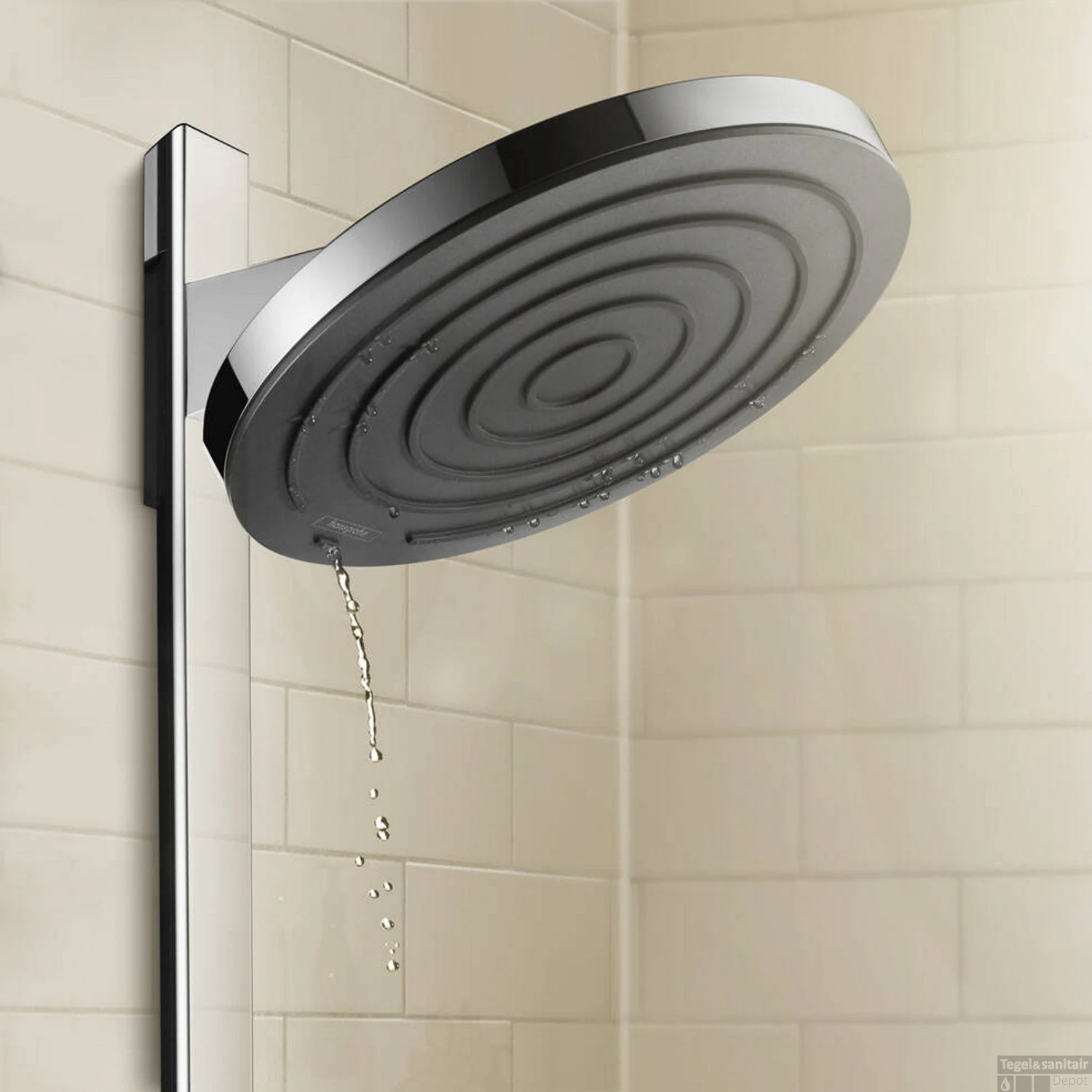 Regendouche Set HansGrohe Pulsify S Showerpipe 2 Jets Met ShowerTablet Select 400 Chroom - Afbeelding 3