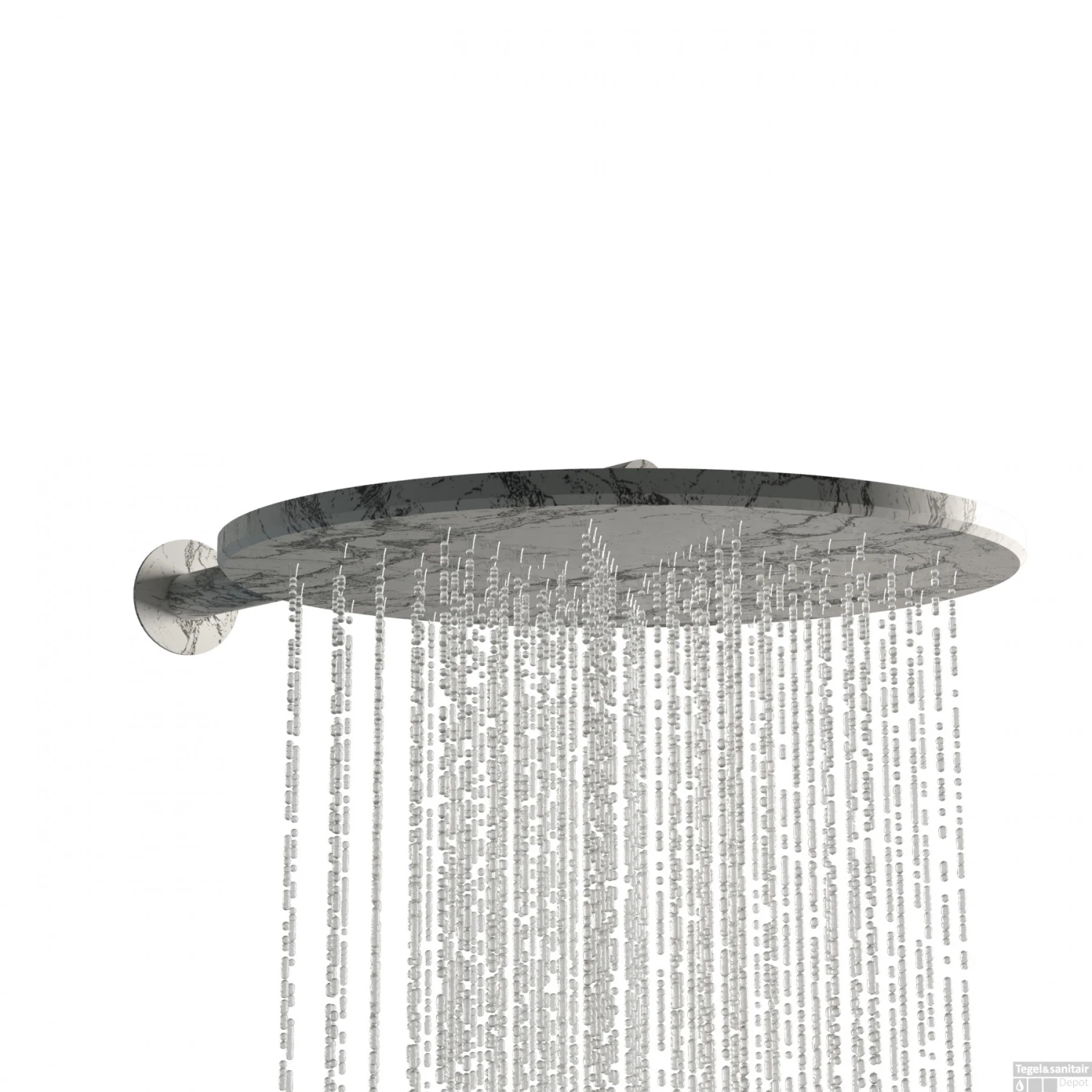 Regendouchekop Salenzi Marble 30cm White Marble OP=OP 6 Regendouchekop Salenzi Marble 30cm White Marble OP=OP - Afbeelding 4