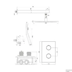 Regendoucheset Inbouw Brauer Brushed Carving Thermostatisch 30cm Met 3-Weg Omstelling, Wandarm En 3-Standen Handdouche Geborsteld RVS 25 Regendoucheset Inbouw Brauer Brushed Carving Thermostatisch 30cm Met 3-Weg Omstelling, Wandarm En 3-Standen Handdouche Geborsteld RVS -Hansgrohe Badkamerinterieur Winkel regendoucheset inbouw brauer brushed carving thermostatisch 30cm met 3 weg omstelling tec