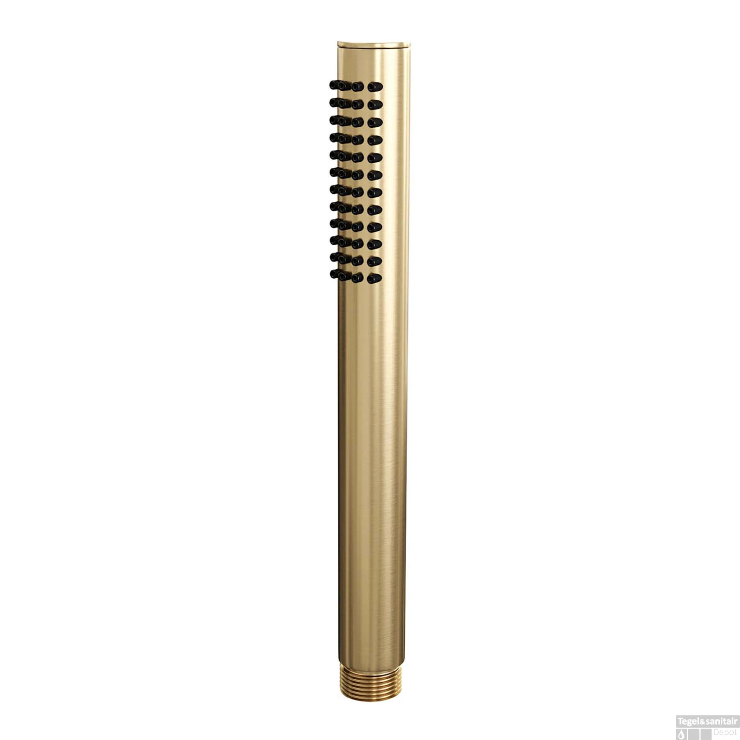 Regendoucheset Inbouw Brauer Gold Carving Thermostatisch 30cm Met 3-Weg Omstelling, Gebogen Wandarm, Glijstang En Staaf Handdouche Geborsteld Goud - Afbeelding 6