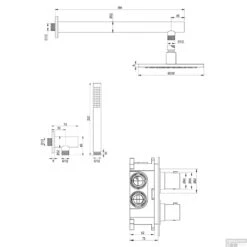 Regendoucheset Inbouw Brauer Gold Edition Thermostatisch 20cm Met 3-Weg Omstelling, Wandarm En Staaf Handdouche Geborsteld Goud 21 Regendoucheset Inbouw Brauer Gold Edition Thermostatisch 20cm Met 3-Weg Omstelling, Wandarm En Staaf Handdouche Geborsteld Goud -Hansgrohe Badkamerinterieur Winkel regendoucheset inbouw brauer gold edition thermostatisch 20cm omstelling handdouche goud tech